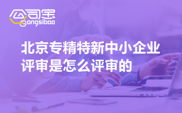 北京专精特新中小企业评审