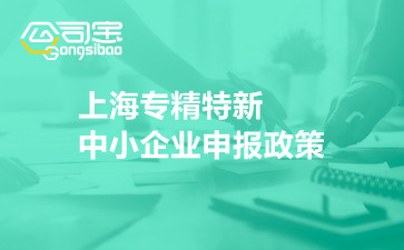 上海专精特新中小企业申报政策