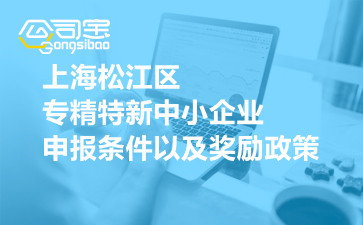 上海松江區(qū)專精特新中小企業(yè)申報條件以及獎勵政策