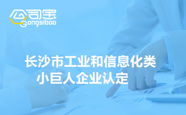 長沙市工業(yè)和信息化類小巨人企業(yè)認(rèn)定(獎(jiǎng)勵(lì)補(bǔ)助政策)