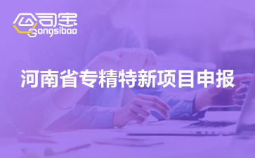 河南省專精特新項目申報