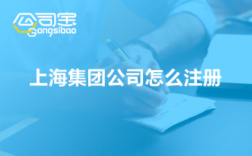 上海集团公司怎么注册