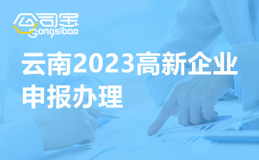云南2023高新企业申报办理