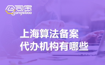 上海算法备案代办机构有哪些,上海信息服务算法备案代办费用