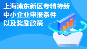 上海浦东新区专精特新中小企业申报条件以及奖励政策