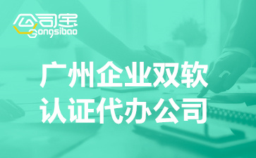 广州企业双软认证代办公司,广州双软认定办理材料