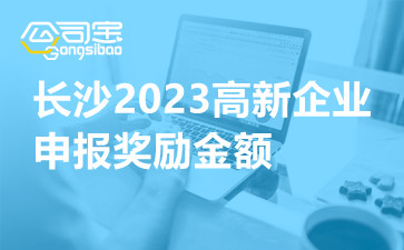 长沙2023高新企业申报奖励金额,长沙高企认定办理